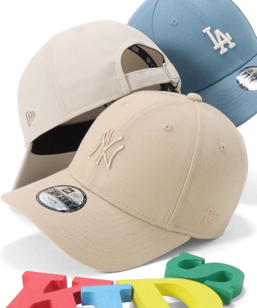 NEW ERA（ニューエラ）の「ニューエラキッズ キャップ MLB ONSPOTZ別注（キャップ・キッズ・ベージュ/ストーン/ブラック/ブルー・52-56cm）」の3枚目の写真