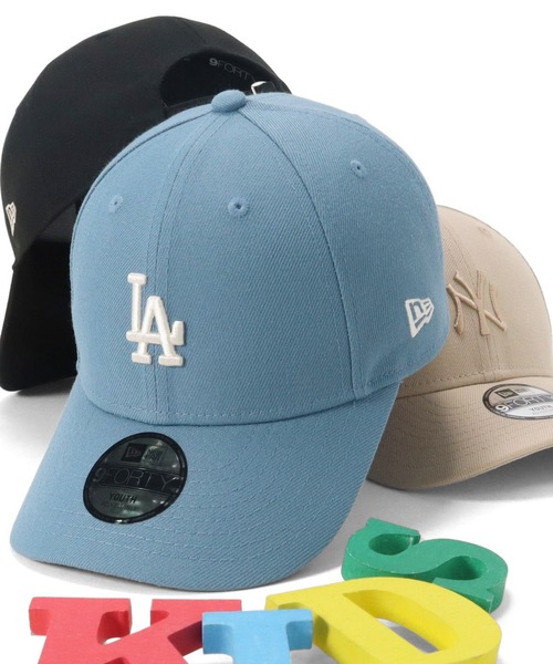 NEW ERA（ニューエラ）の「ニューエラキッズ キャップ MLB ONSPOTZ別注（キャップ・キッズ・ベージュ/ストーン/ブラック/ブルー・52-56cm）」の4枚目の写真
