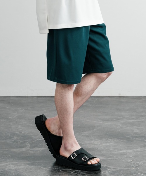 Rocky Monroe(ロッキーモンロー)の「UVカット 梨地ワイドイージーショートパンツ/ストレッチハーフパンツ(その他パンツ・メンズ・ダークグレー/ベージュ/ブルーグレー/ブラック/ダークグリーン・M/L/LL)」の22枚目の写真