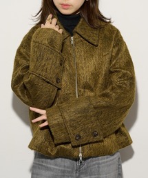 SETUP7（セットアップセブン）の「【MAISON BREEZE reveur】シャギーショートブルゾン DTK（ブルゾン）」