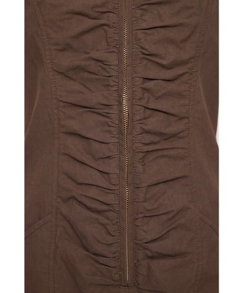 LAGUA GEM（ラグアジェム）の「GATHER MINI オールインワン（つなぎ/オールインワン・レディース・ブラウン/チャコールグレー/ブラック・SMALL/MEDIUM）」の12枚目の写真