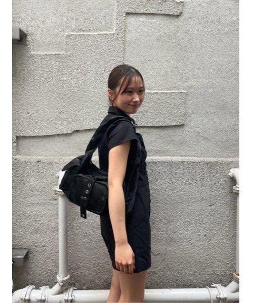 LAGUA GEM（ラグアジェム）の「GATHER MINI オールインワン（つなぎ/オールインワン・レディース・ブラウン/チャコールグレー/ブラック・SMALL/MEDIUM）」の21枚目の写真