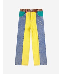 BOBO CHOSES（ボボショーズ）の「Color block denim pants（デニムパンツ・キッズ）」