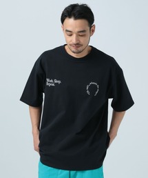 [クリーンな印象で大人POP] アソートプリント半袖Tシャツ