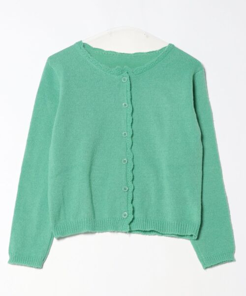 Chiina(チーナ)の「Chiina / クルーネックカラーカーディガン(カーディガン/ボレロ・レディース・グリーン/ホワイト/イエロー/ブルー・FREE)」の15枚目の写真