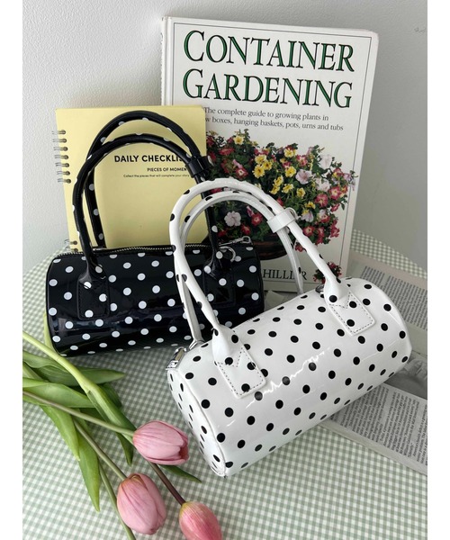 PHILLY（フィリー）の「【PHILLY】ドットエナメルミニショルダー（ハンドバッグ・レディース・ホワイト/ブラック・FREE）」の21枚目の写真