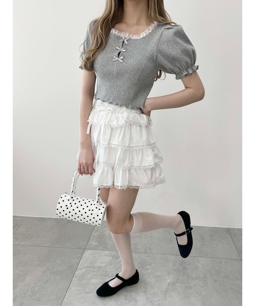 PHILLY（フィリー）の「【PHILLY】ドットエナメルミニショルダー（ハンドバッグ・レディース・ホワイト/ブラック・FREE）」の12枚目の写真