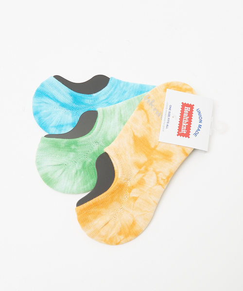 Healthknit(ヘルスニット)の「【Healthknit/ヘルスニット】タイダイシューインソックス/191-3682/靴下/アンクルソッ(ソックス/靴下・メンズ・その他1・フリー)」の2枚目の写真