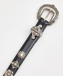 あや　TOGA PULLA シルバー装飾レザーバングル TOGA PULLA シルバー装飾レザーバングル ゴールドとシルバーの