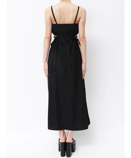 セール】SIDE OPEN BACK RIBBON LONGワンピース（ワンピース