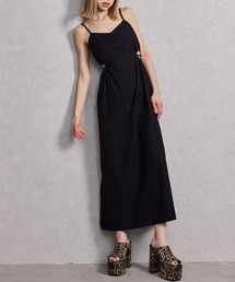 GYDA | SIDE OPEN BACK RIBBON LONGワンピース(ワンピース)