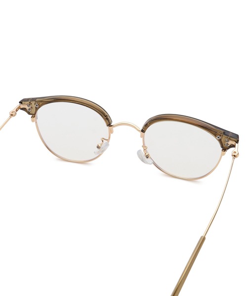 VIS（ビス）の「ブローファッショングラス／ハーフリムファッショングラス（メガネ・レディース・オリーブ/その他・FREE）」の12枚目の写真