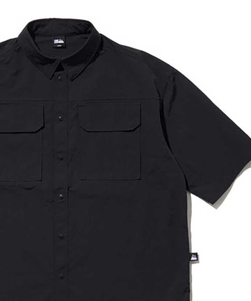 FIRST DOWN(ファーストダウン)の「FIRST DOWN S/S POCKET SHIRTS(シャツ/ブラウス・メンズ・ブラック/レオパード・L/XL/M)」の1枚目の写真