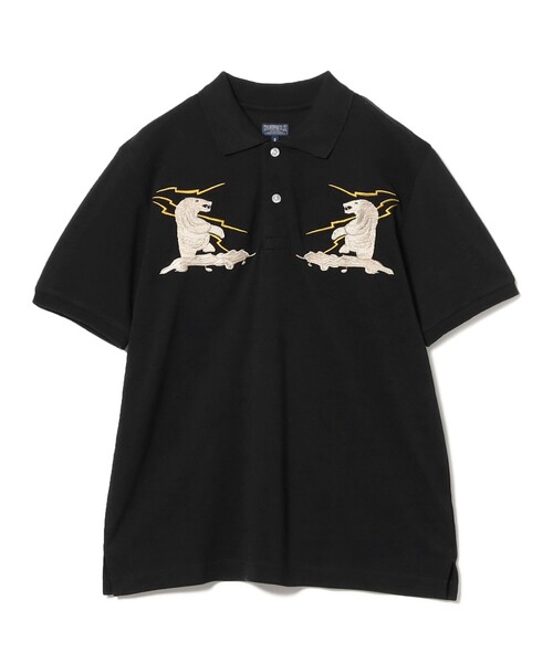 BEAMS BOY（ビームスボーイ）の「テーラー東洋 / SUKA POLO SHIRT EMBROIDERED “ALASKA”（ポロシャツ・レディース・ブラック・SMALL）」の6枚目の写真