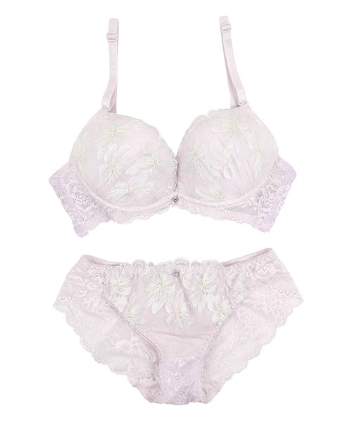 セール】下着セット レディース セットアップ ホワイトリリー レース