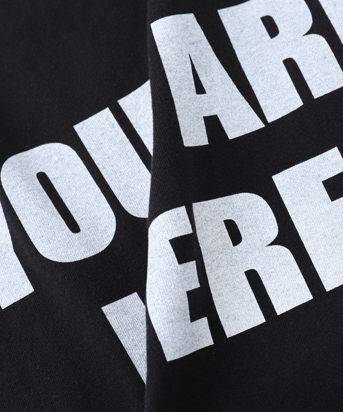WORN FREE（ウォーンフリー）の「WORN FREE YOU ARE HERE（Tシャツ/カットソー・メンズ・ホワイト/ブラック・MEDIUM/LARGE）」の4枚目の写真