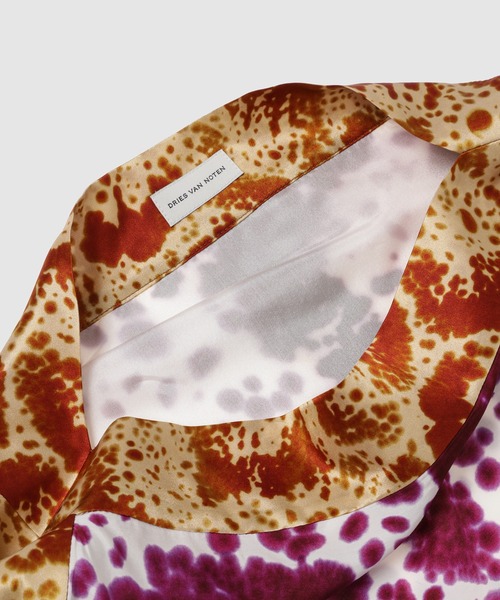 送料関税込【DRIES VAN NOTEN】ドレス 送料関税込【Dries Van Noten】レザースライドサンダル