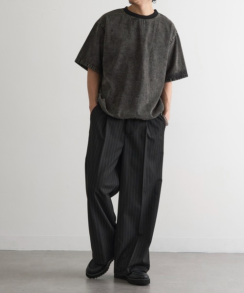 MAGASIN DE MODE Brew(マガジンデモードブリュー)の「【MAGASIN DE MODE Brew】デニムTシャツ MNY(Tシャツ/カットソー・メンズ・ブルー/ブラック/ライトブルー・M/L/2L)」の9枚目の写真