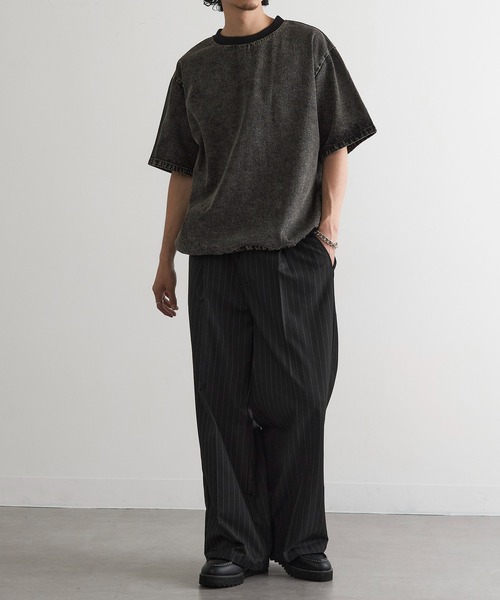 MAGASIN DE MODE Brew(マガジンデモードブリュー)の「【MAGASIN DE MODE Brew】デニムTシャツ MNY(Tシャツ/カットソー・メンズ・ブルー/ブラック/ライトブルー・M/L/2L)」の10枚目の写真