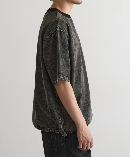 MAGASIN DE MODE Brew(マガジンデモードブリュー)の「【MAGASIN DE MODE Brew】デニムTシャツ MNY(Tシャツ/カットソー・メンズ・ブルー/ブラック/ライトブルー・M/L/2L)」の7枚目の写真