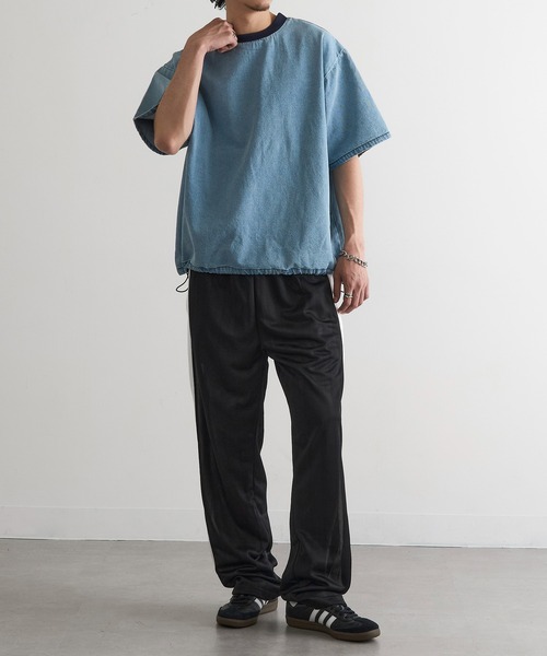 MAGASIN DE MODE Brew(マガジンデモードブリュー)の「【MAGASIN DE MODE Brew】デニムTシャツ MNY(Tシャツ/カットソー・メンズ・ブルー/ブラック/ライトブルー・M/L/2L)」の14枚目の写真