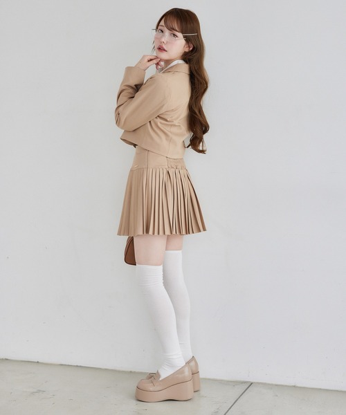 one after another NICE CLAUP(ワンアフターアナザーナイスクラップ)の「【マイナス3キロ見え】ボリュームソールローファー(ローファー・レディース・ダークブラウン/ベージュ/ブラック・SS/S/M)」の17枚目の写真