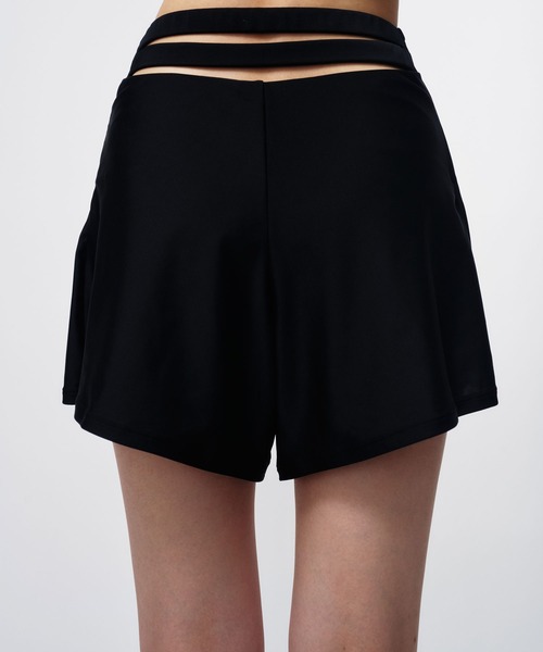 THINGS THAT MATTER(シングス ザット マター)の「SWIM HIGH WAIST SHORTS / スイムハイウエストショーツ(水着・レディース・グレー/ブラック・1/2)」の7枚目の写真