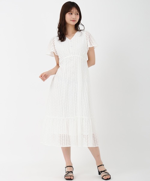 MISCH MASCH(ミッシュマッシュ)の「コットンレースワンピース(ワンピース・レディース・ブラック/ホワイト・S/M)」の20枚目の写真