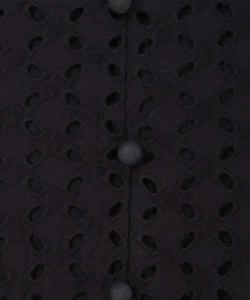 MISCH MASCH(ミッシュマッシュ)の「コットンレースワンピース(ワンピース・レディース・ブラック/ホワイト・S/M)」の10枚目の写真