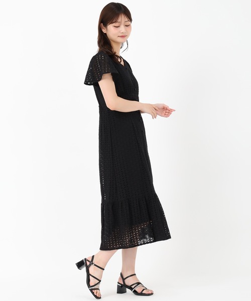 MISCH MASCH(ミッシュマッシュ)の「コットンレースワンピース(ワンピース・レディース・ブラック/ホワイト・S/M)」の17枚目の写真