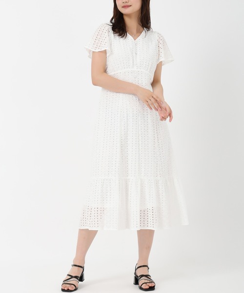 【milk】値下げ【ellie美品】2025春夏物　ワンピース MISCH MASCH ワンピース 2025春夏新作 ラメニット×レース