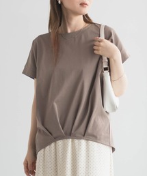 NAVY SARARI 裾タックプルオーバー