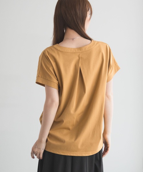 NAVY(ネイビー)の「NAVY SARARI 裾タックプルオーバー(Tシャツ/カットソー・レディース・マスタード/ブラック/カーキ・M/L)」の20枚目の写真