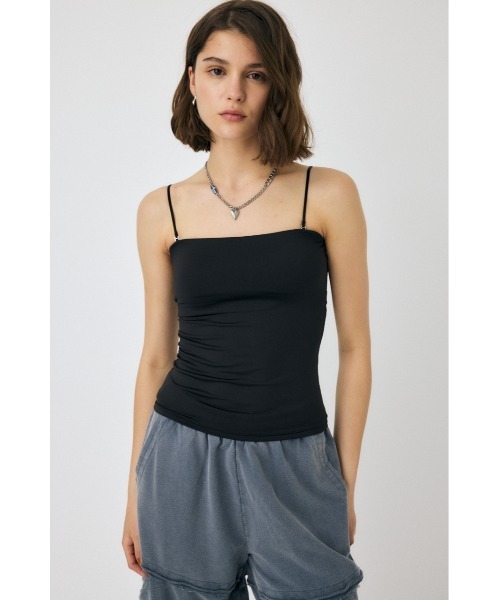 MOUSSY（マウジー）の「BACK SHEER CUP IN キャミソール（キャミソール・レディース・ブラック/ホワイト/ベージュ・FREE）」の3枚目の写真