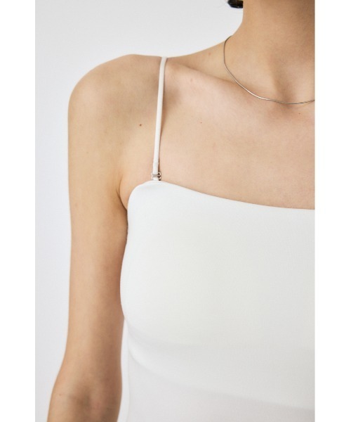 MOUSSY（マウジー）の「BACK SHEER CUP IN キャミソール（キャミソール・レディース・ブラック/ホワイト/ベージュ・FREE）」の16枚目の写真