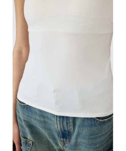 MOUSSY（マウジー）の「BACK SHEER CUP IN キャミソール（キャミソール・レディース・ブラック/ホワイト/ベージュ・FREE）」の14枚目の写真