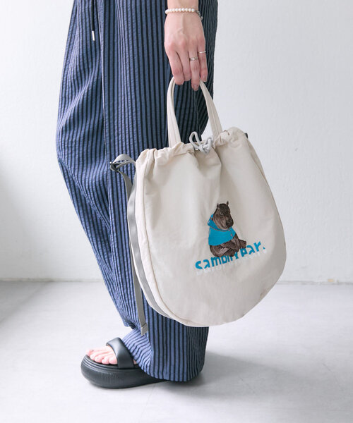 ear PAPILLONNER（イアパピヨネ）の「sampo×earコラボ刺しゅう2WAY