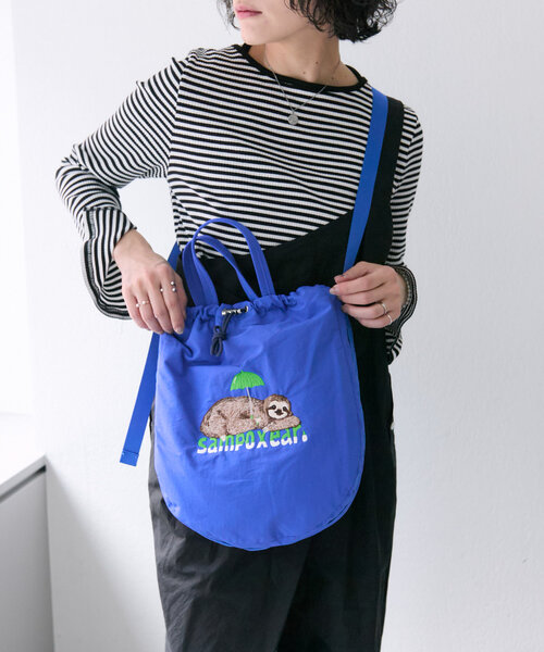 sampo×earコラボ刺しゅう2WAYショルダーバッグ（ショルダー