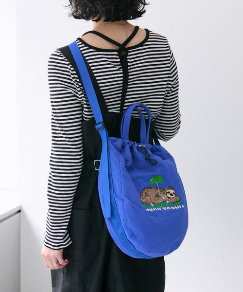 sampo×earコラボ刺しゅう2WAYショルダーバッグ（ショルダー