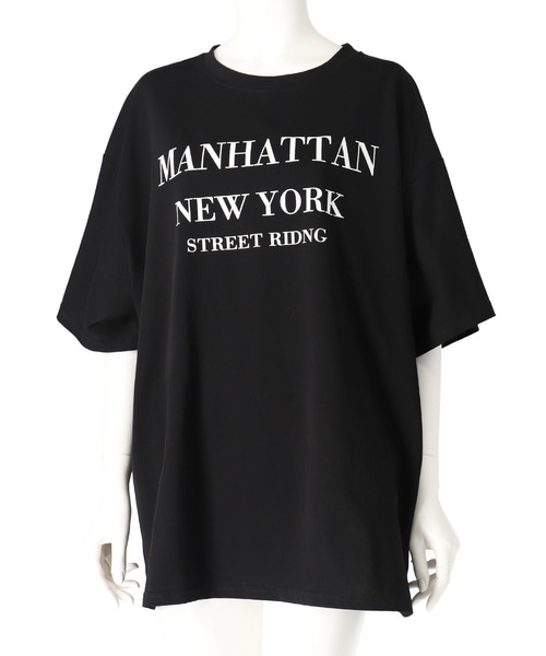 SOLD OUT♡ANAP♡ロゴTシャツ セール】マンハッタン ロゴ Tシャツ（Tシャツ/カットソー