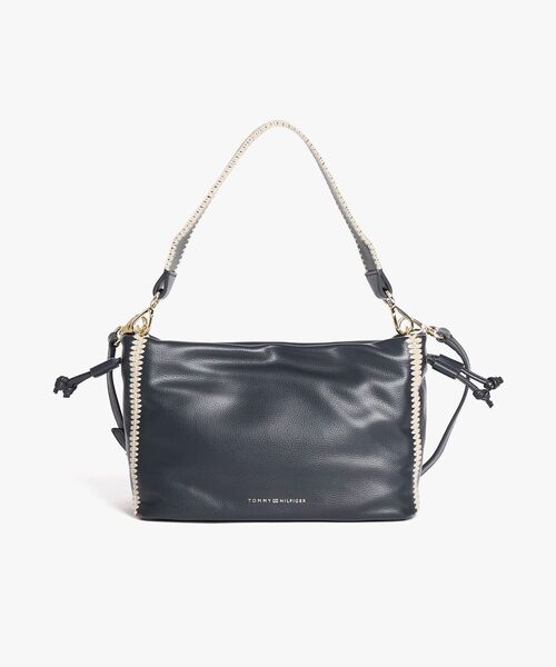 TOMMY HILFIGER(トミーヒルフィガー)の「ソフトサマーミニバッグ(ショルダーバッグ・レディース・ネイビー/ベージュ/オレンジ・FREE)」の2枚目の写真