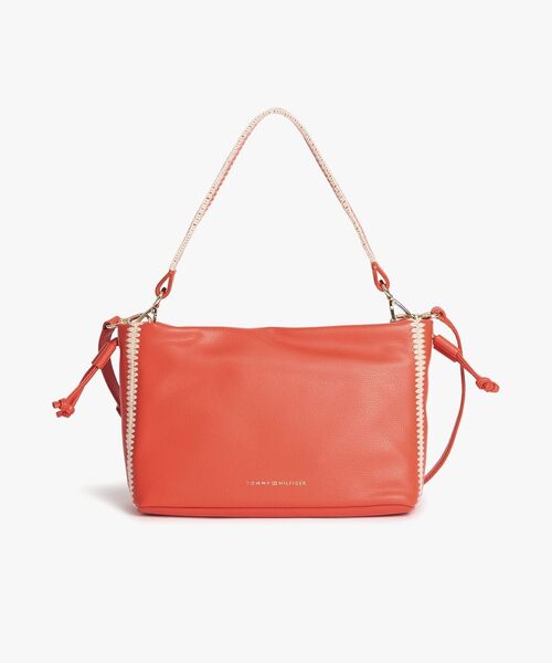 TOMMY HILFIGER(トミーヒルフィガー)の「ソフトサマーミニバッグ(ショルダーバッグ・レディース・ネイビー/ベージュ/オレンジ・FREE)」の3枚目の写真