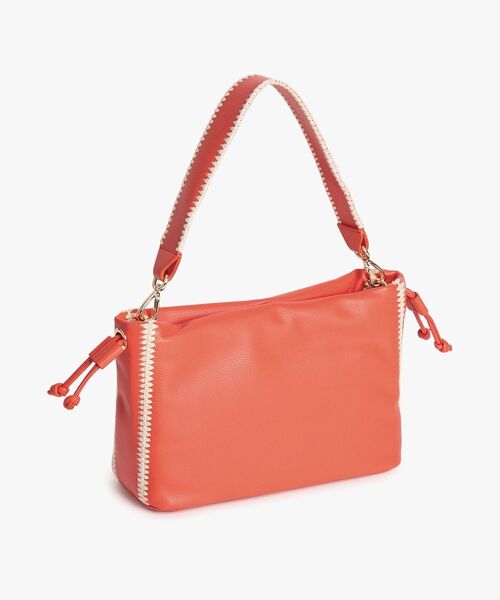 TOMMY HILFIGER(トミーヒルフィガー)の「ソフトサマーミニバッグ(ショルダーバッグ・レディース・ネイビー/ベージュ/オレンジ・FREE)」の11枚目の写真