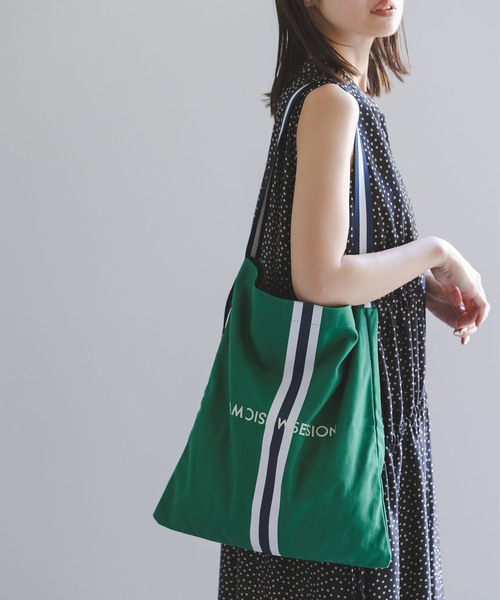 Noble（ノーブル）の「《WEB限定追加》N.Jam/エヌジャムトート Small 2（トートバッグ・レディース・ベージュ/グリーン・FREE）」の2枚目の写真