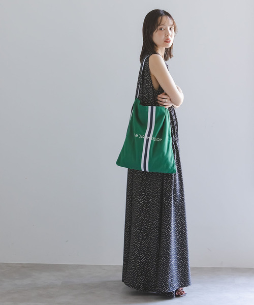 Noble（ノーブル）の「《WEB限定追加》N.Jam/エヌジャムトート Small 2（トートバッグ・レディース・ベージュ/グリーン・FREE）」の10枚目の写真