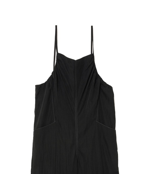 AMERICAN RAG CIE（アメリカンラグシー）の「ギャザーサロペット（サロペット/オーバーオール・レディース・ブラック/ベージュ・FREE）」の8枚目の写真