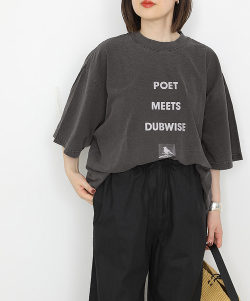 journal standard L'essage(ジャーナルスタンダードレサージュ)の「PMD LOOSE FIT LOGO Tシャツ(Tシャツ/カットソー・レディース・ホワイト/ベージュ/ブラック系その他・FREE)」の3枚目の写真