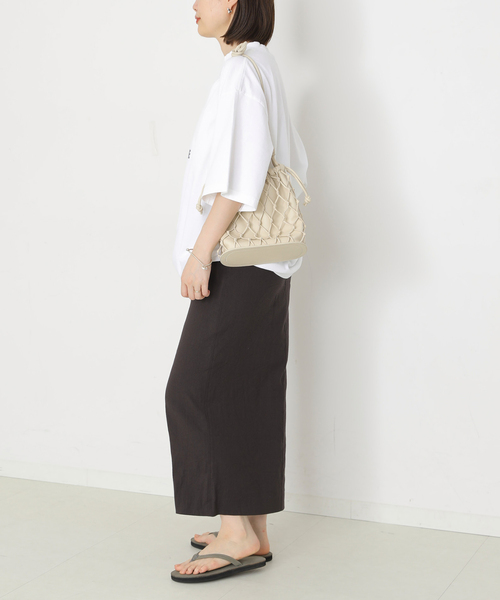 journal standard L'essage(ジャーナルスタンダードレサージュ)の「PMD LOOSE FIT LOGO Tシャツ(Tシャツ/カットソー・レディース・ホワイト/ベージュ/ブラック系その他・FREE)」の11枚目の写真