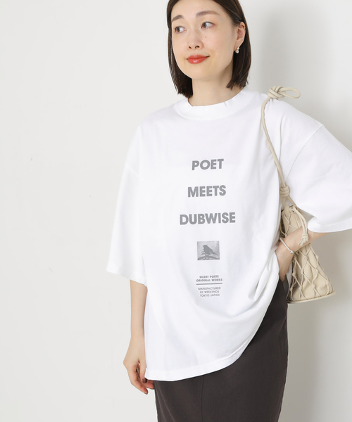 journal standard L'essage(ジャーナルスタンダードレサージュ)の「PMD LOOSE FIT LOGO Tシャツ(Tシャツ/カットソー・レディース・ホワイト/ベージュ/ブラック系その他・FREE)」の12枚目の写真