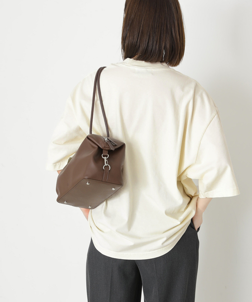 journal standard L'essage(ジャーナルスタンダードレサージュ)の「PMD LOOSE FIT LOGO Tシャツ(Tシャツ/カットソー・レディース・ホワイト/ベージュ/ブラック系その他・FREE)」の19枚目の写真